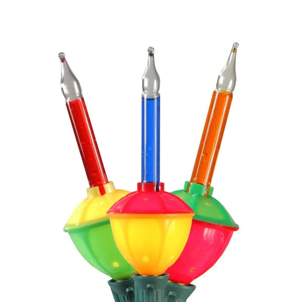 Northlight Seasonal 7ct. Multi Color Retro Mini Christmas Lights - image 
