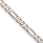 Gold Classics&#8482; 2.75mm. 14k White Gold Flat Figaro Necklace - image 2