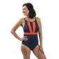 Womens Dolfin&#40;R&#41; Aquashape Color Block Moderate One Piece Swimsuit - image 1