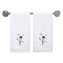 Avanti Snowman 2pk. Hand Towel Set