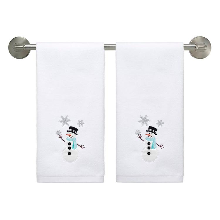 Avanti Snowman 2pk. Hand Towel Set