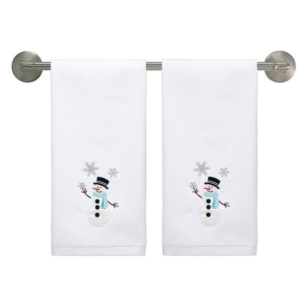 Avanti Snowman 2pk. Hand Towel Set