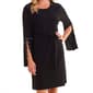 Womens Emma & Michele Studded Long Sleeve Tie Sheath Dress - image 3