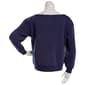 Juniors No Comment Wide Boat Neck Fleece Lucky Stars Pullover - image 3