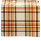 Threadmade Russet Harvest Woven Plaid Table Runner - image 1