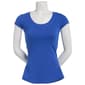Juniors Aveto Round Neck Cap Sleeve Tee - image 1