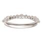 Pure Fire 14kt. White Gold Lab Grown Diamond Wedding Band - image 4