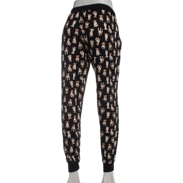 Juniors Pillow Talk Dogs Jogger Pajama Pants
