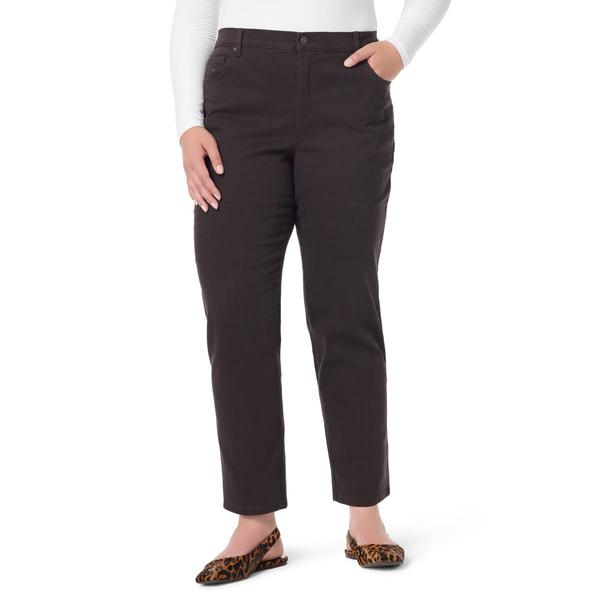 Plus Size Gloria Vanderbilt Amanda Solid 5-Pocket Pants - Average - image 