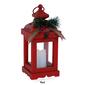 Alpine Warm White LED Candle Metal and Glass Lantern - image 4