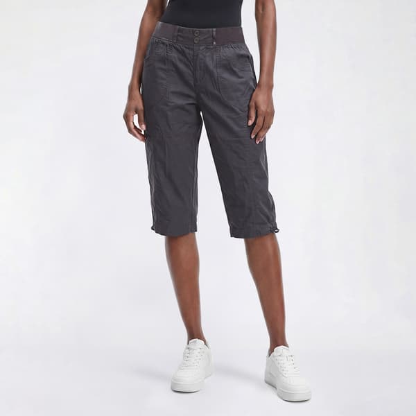 Womens da-sh Vanessa Solid Cargo Pocket Capris
