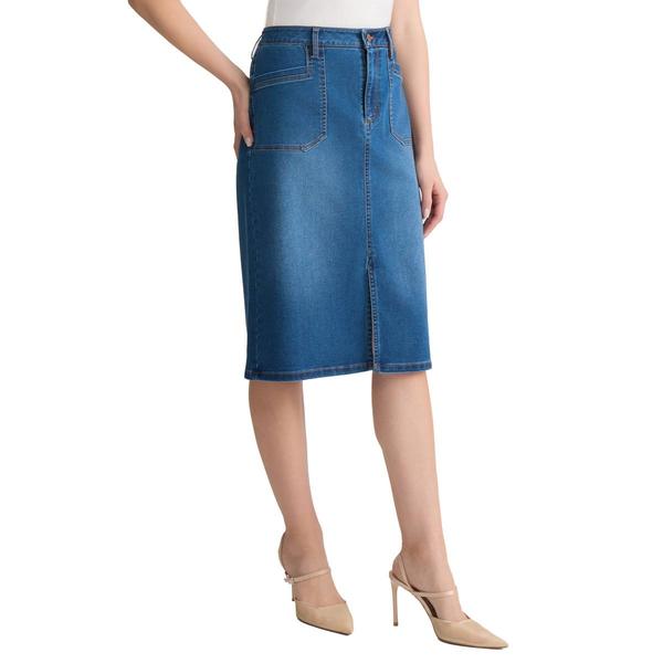 Womens Jones New York Lexington City Denim Skirt