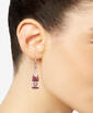 Betsey Johnson Rose Gold-Tone Mismatch Drop Earrings - image 2