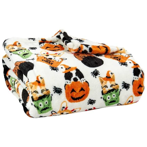 Ashley Cooper(tm) Ghouls Best Friend Plush Throw - image 