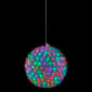 Alpine Multicolor LED Twinkling Sphere Christmas Ornament - image 1