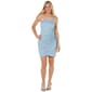 Juniors Crystal Doll Ruched One Shoulder Fairy Dust Sheath Dress - image 1