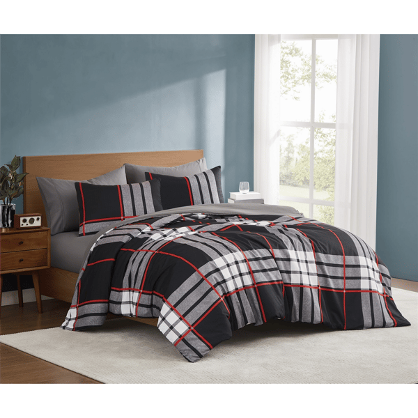 Truly Soft Danbury Plaid 3pc. Reversible Duvet Set