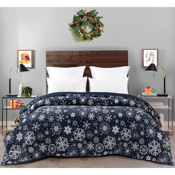 Ashley Cooper(tm) Radiant Snowflake Plush Comforter - image 