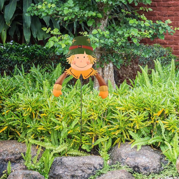 National Tree 24in. Scarecrow Boy Garden Stake