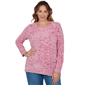 Women''s Ruby Rd. Holiday Item Sweaters Jewel Neck Spacedye Cheni - image 1