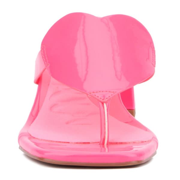 Womens Olivia Miller Lover Gurl Heeled Flip Flops