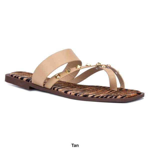 Womens Olivia Miller Keilani Slide Sandals