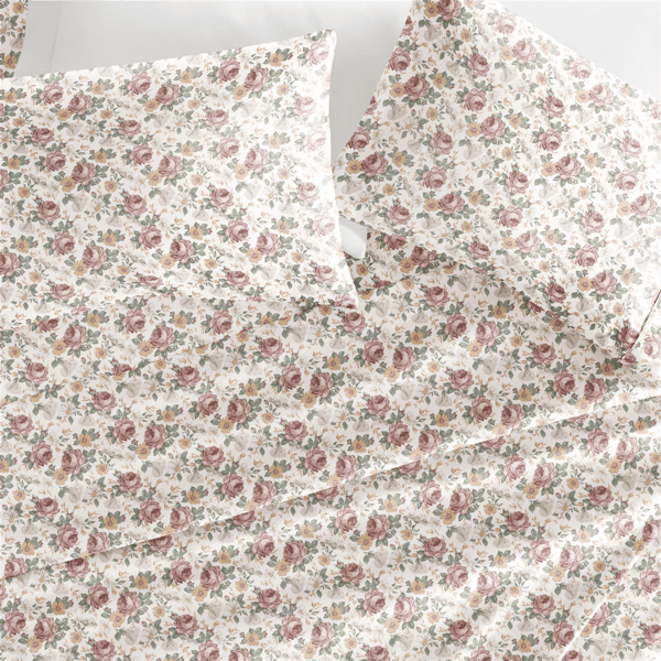 Soft Essentials 4pc. Ultra Soft Blooming Floral Sheet Set