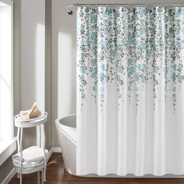 Lush Decor(R) Weeping Flower Shower Curtain - image 