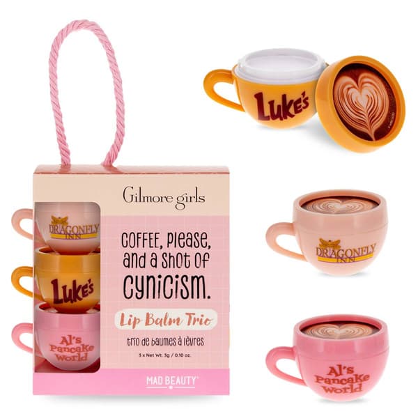 Mad Beauty Warner Bros. Gilmore Girls Lip Balm Trio