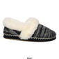 Womens Cuddl Duds&#174; Twist Knit Faux Fur Collar Slippers - image 2