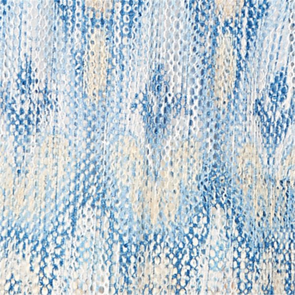 Plus Size Alfred Dunner Out Of The Blue Scallop Trim Ikat Blouse