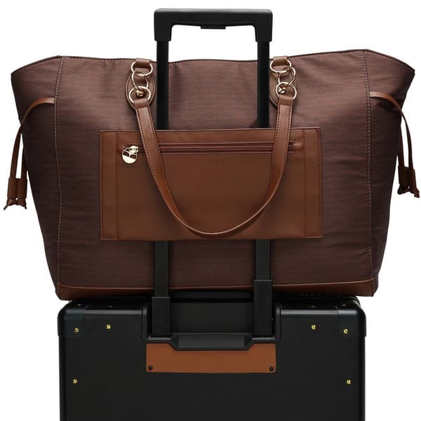 ELLE Eleganza Monogram Weekender Tote Bag