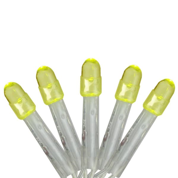 Northlight Seasonal 16ft. Yellow LED Net Style Christmas Lights - image 