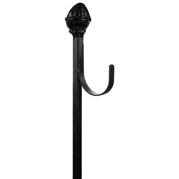 Northlight 30in. Black Metal Christmas Wreath Hanger Stand