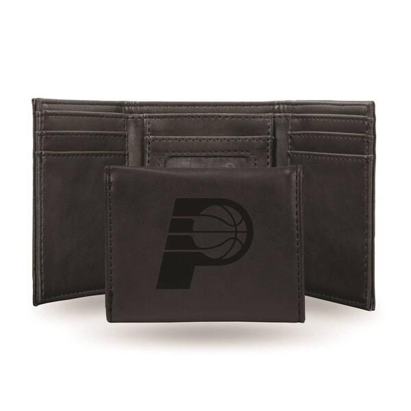 Mens NBA Indiana Pacers Faux Leather Trifold Wallet - image 