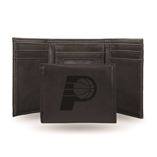 Mens NBA Indiana Pacers Faux Leather Trifold Wallet