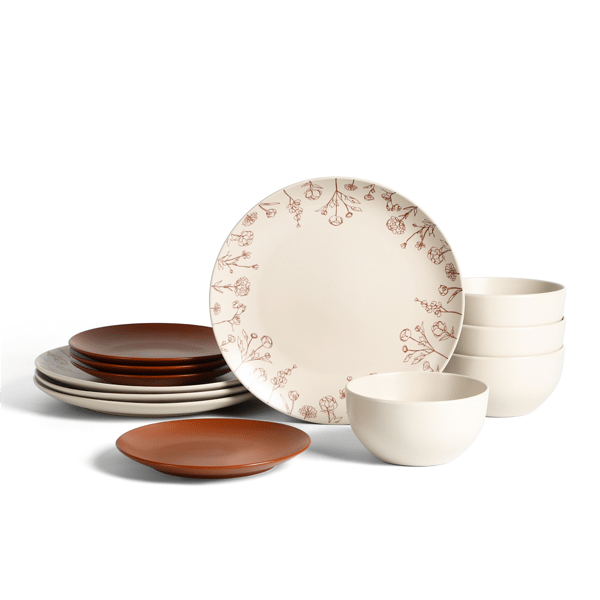 Stone Lain Camelia 12pc. Stoneware Dinnerware Set - image 