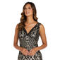 Womens R&amp;M Richards Sleeveless Sequined V-Neck Maxi Gown - image 3