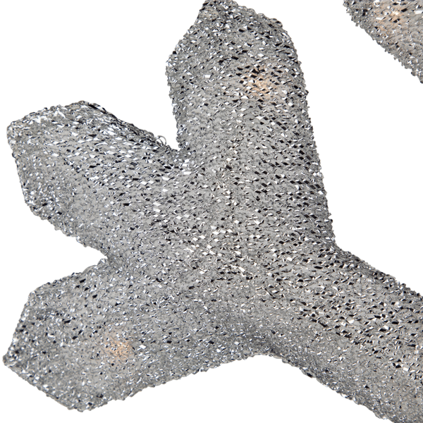 Northlight Lighted Tinsel Snowflake Christmas Window Decoration