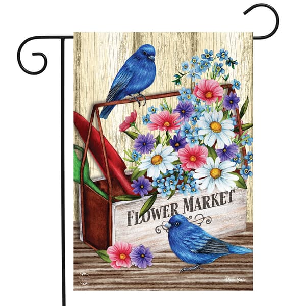 Flower Market Garden Flag - image 