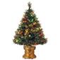 National Tree 36in. Fiber Optic Ice Multi-Color Pre-Lit Tree - image 1