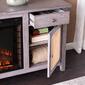 Southern Enterprises Edderton Electric Fireplace w/ Media Storage - image 2