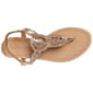 Womens Ella & Joy Rhinestone Sandals - image 4