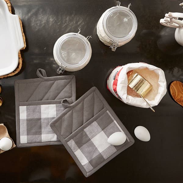DII® Buffalo Check Pot Holders - Set of 2