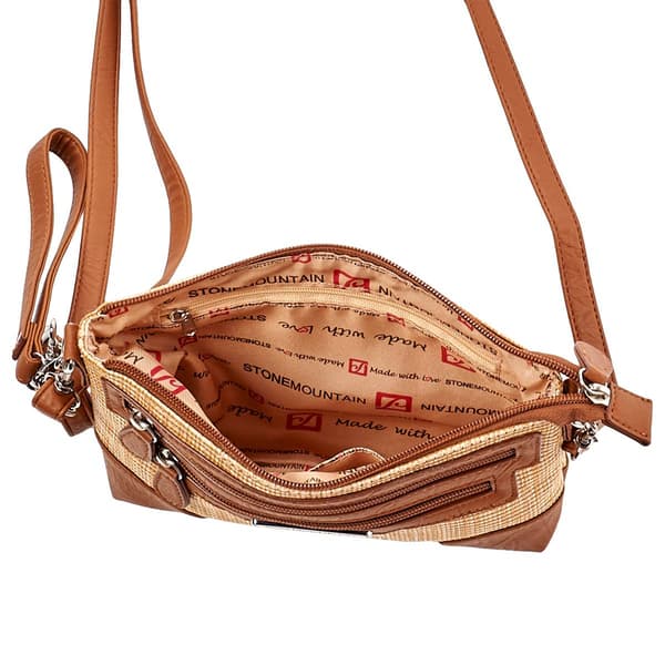 Stone Mountain Montego Bay Straw E/W 4 Bagger Crossbody