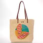 Womens Caribbean Joe Flip Flops Straw Tote - image 1
