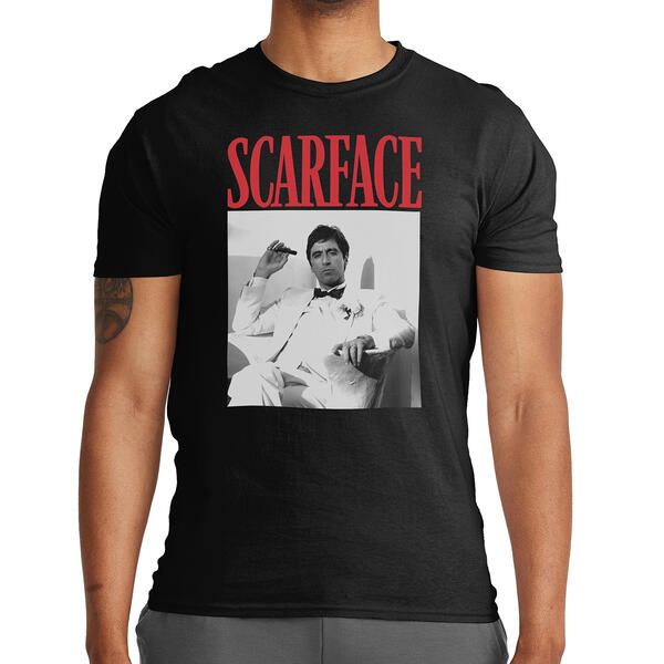 Young Mens Scarface Short Sleeve Graphic Tee - image 