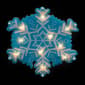 Northlight Seasonal Lighted Snowflake Window Christmas Décor - image 5