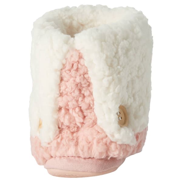 Womens Capelli New York Berber Boot Slippers with Button