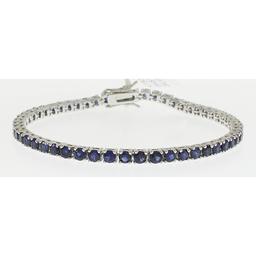 Gemstone Classics(tm) 3.00mm Blue Sapphire Bracelet
